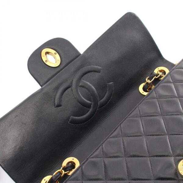 2119900008721 5 CHANEL Deca Matelasse 34 Shoulder Bag Lambskin Black