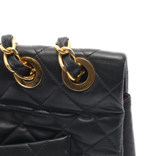 2119900008721 9 CHANEL Deca Matelasse 34 Shoulder Bag Lambskin Black