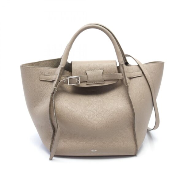 2119900011813 1 Celine Big Bag Small Leather Handbag Beige