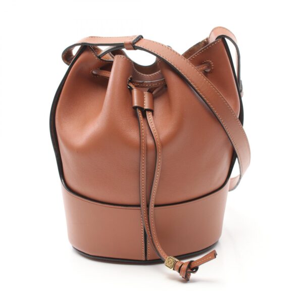 2120100003171 1 Loewe Balloon Small Leather Shoulder Bag Brown