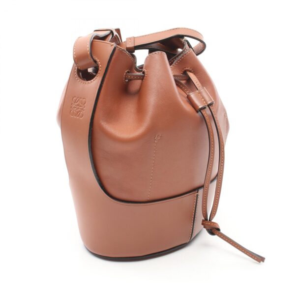 2120100003171 2 Loewe Balloon Small Leather Shoulder Bag Brown