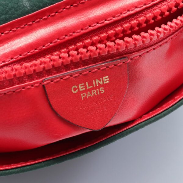 2120100003928 4 Celine Leather Handbag Green