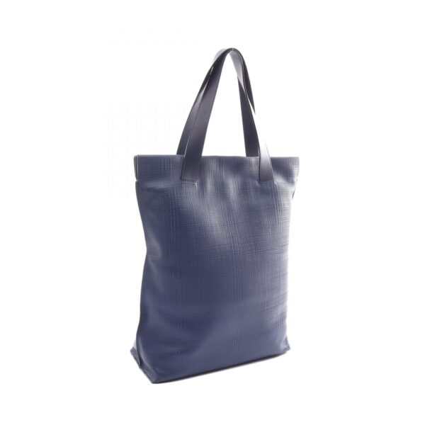 2120100004864 2 Loewe Linen Anagram Leather Tote Bag Navy