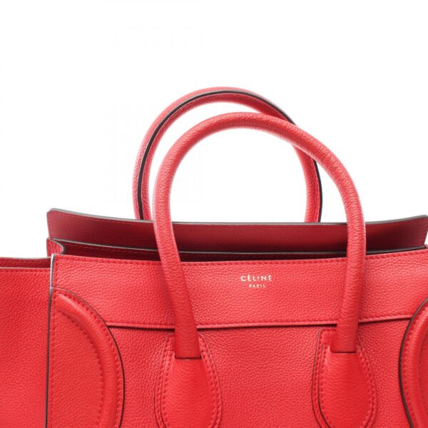 2120700023050 6 Celine Luggage Mini Leather Shopper Handbag Red