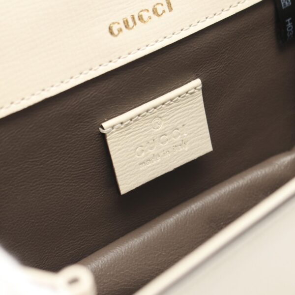 2120700025214 4 Gucci Sylvie 1969 Shoulder Bag White