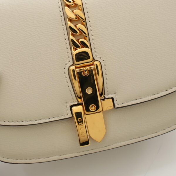 2120700025214 6 Gucci Sylvie 1969 Shoulder Bag White