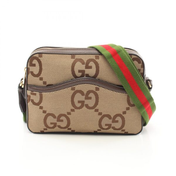 2120700027478 1 Gucci Jumbo Gg Shoulder Bag Beige