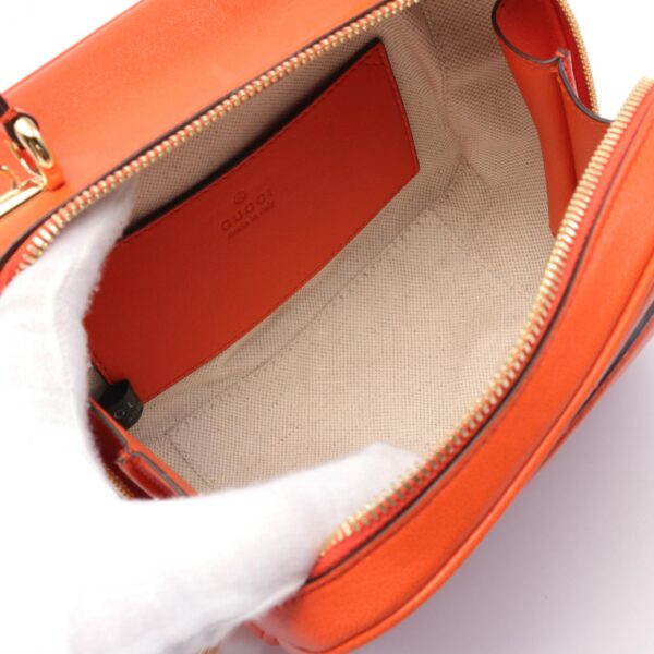 2120700037903 3 Gucci Blondie Top Handle Handbag Orange