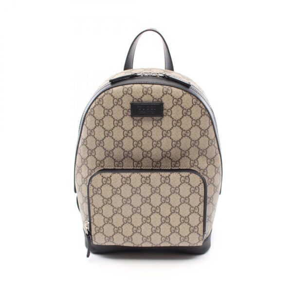 2120700039815 1 Gucci Gg Supreme Small Rucksack Beige