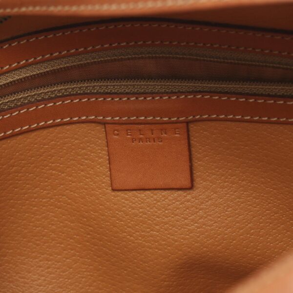 2120700050759 4 Celine Macadam Canvas Handbag Brown