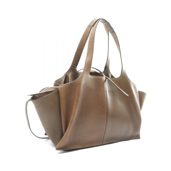 2120700051039 2 Celine Trifold Medium Leather Tote Bag Brown