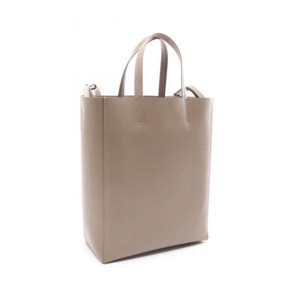 2120700056690 2 Celine Vertical Small Hippo Leather Tote Bag Beige