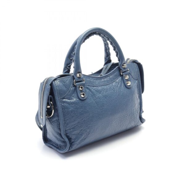 2120700073277 2 Balenciaga Mini City Handbag Blue