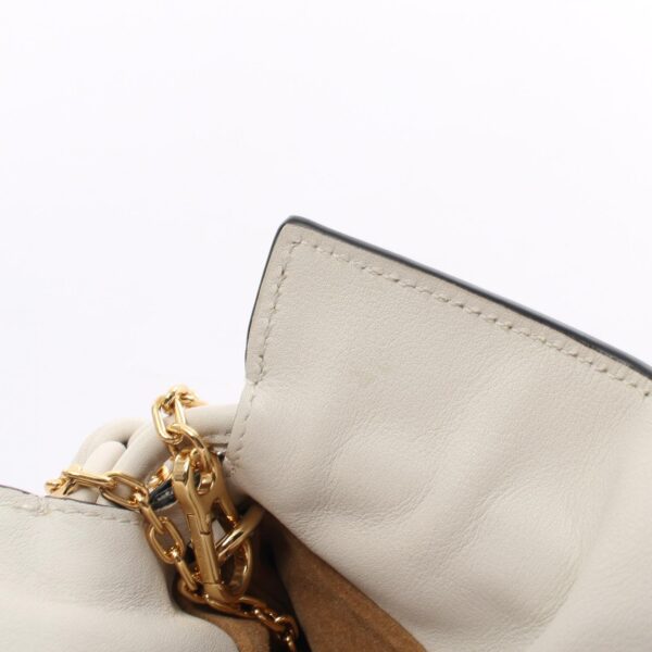 2120700074960 9 Loewe Flamenco Nano Leather Shoulder Bag White