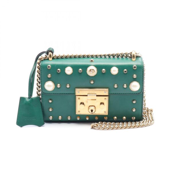 2120700081524 1 Gucci Gg Supreme Shoulder Bag Green