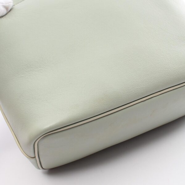 2120700088820 6 Celine Small Soft Cube Leather Shoulder Bag Green White