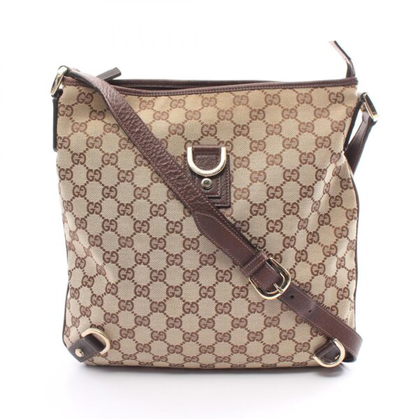 2120700089421 1 Gucci Abbey Gg Shoulder Bag Beige