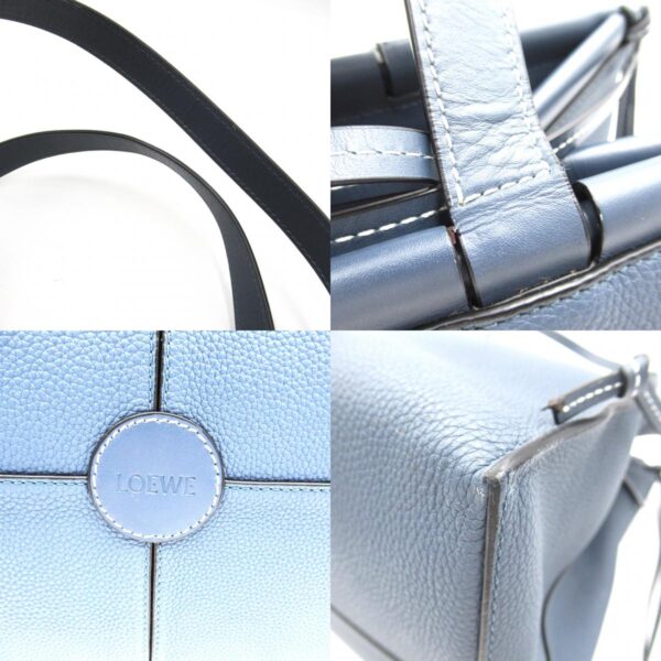 2120700131441 12c Loewe Cushion Leather Tote Bag Blue