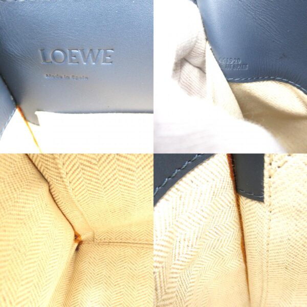 2120700131441 8c Loewe Cushion Leather Tote Bag Blue