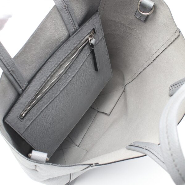 2120700132301 3 Celine Vertical Small Hippo Leather Tote Bag Gray