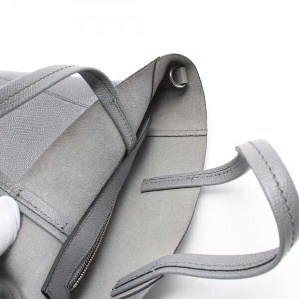 2120700132301 8 Celine Vertical Small Hippo Leather Tote Bag Gray