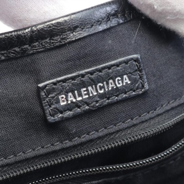 2120700132608 4 Balenciaga Blue Cabas S Tote Bag Black