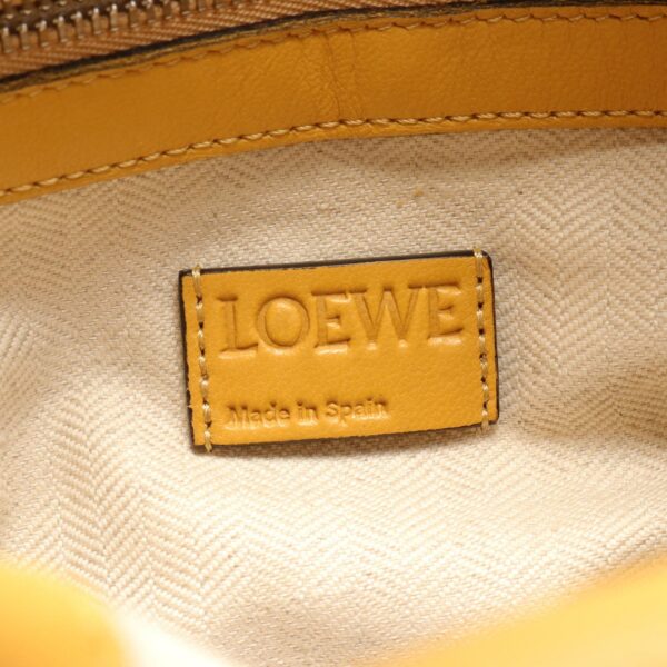 2120700137849 4 Loewe Flamenco Knot Leather Shoulder Bag Yellow