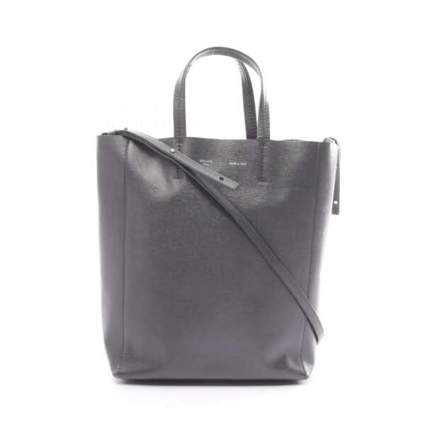 2120700138129 1 Celine Vertical Small Hippo Leather Tote Bag Gray