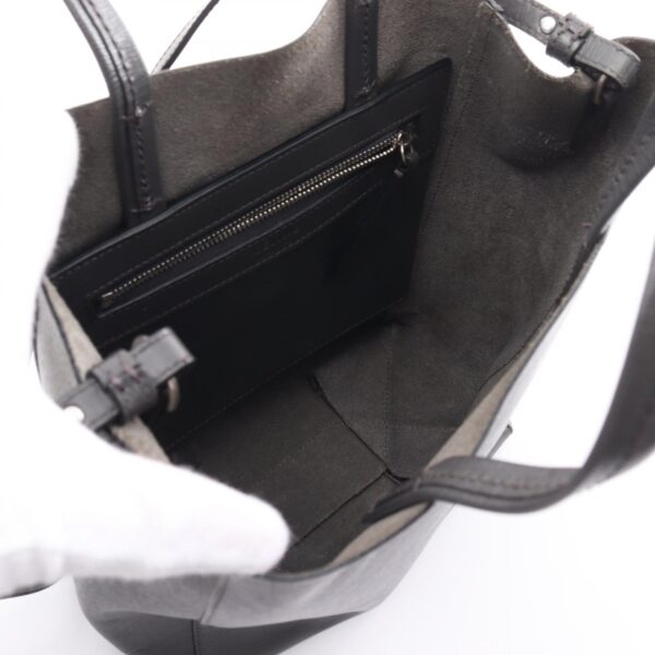 2120700138129 3 Celine Vertical Small Hippo Leather Tote Bag Gray