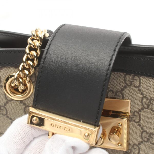 2120700138464 9 Gucci Padlock Gg Small Gg Supreme Shoulder Bag Black