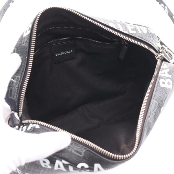 2120700141419 3 Balenciaga BB Monogram Signature Camera Bag Black White Black