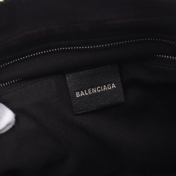 2120700141419 4 Balenciaga BB Monogram Signature Camera Bag Black White Black