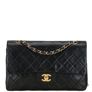 214 58676 1 Chanel Cambon Line Medium Tote Leather Pink X Black