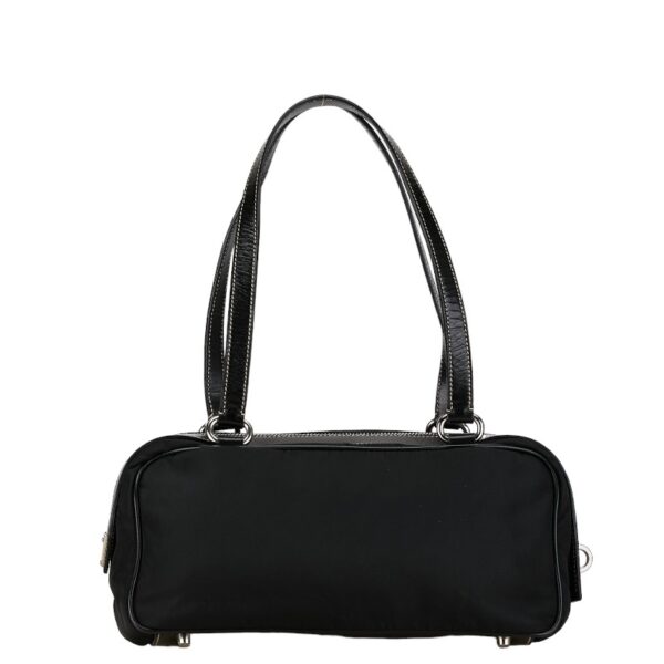 214 61383 3 Prada Tessuto Nylon Handbag Black