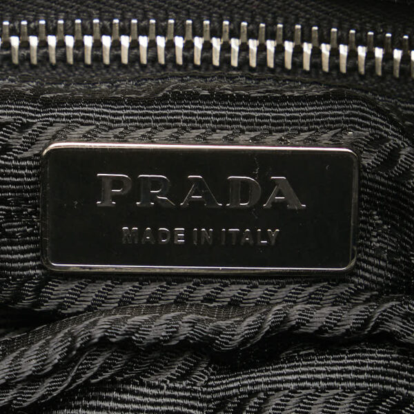 214 61383 7 Prada Tessuto Nylon Handbag Black