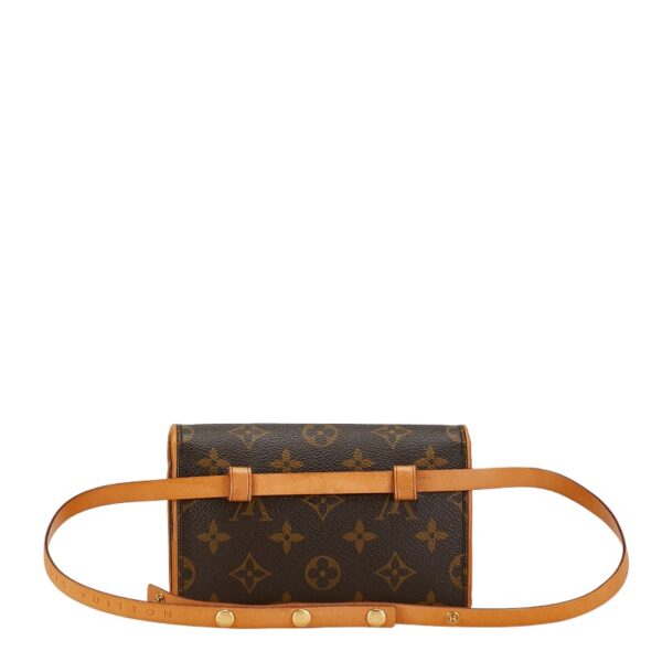 214 61388 3 Louis Vuitton Monogram Pochette Florentine Waist Bag Brown