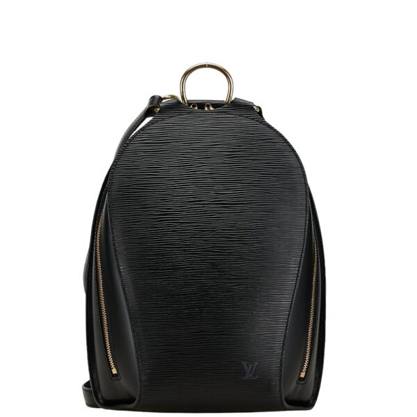 214 61394 1 Louis Vuitton Epi Mabillon Backpack Noir