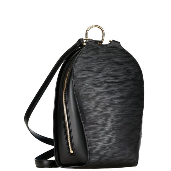 214 61394 2 Louis Vuitton Epi Mabillon Backpack Noir