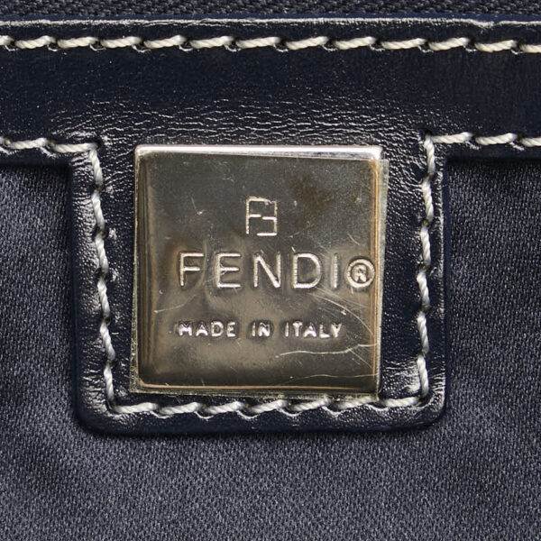 214 61994 7 Fendi Zucchino Shoulder Bag Black