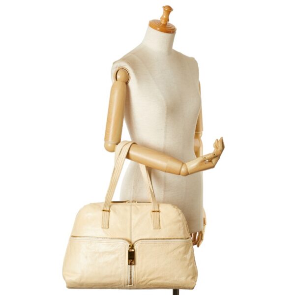 214 61995 11 Fendi Zucca Tote Bag Beige