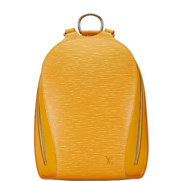 214 66141 1 Louis Vuitton Epi Mabillon Backpack Tassili Yellow