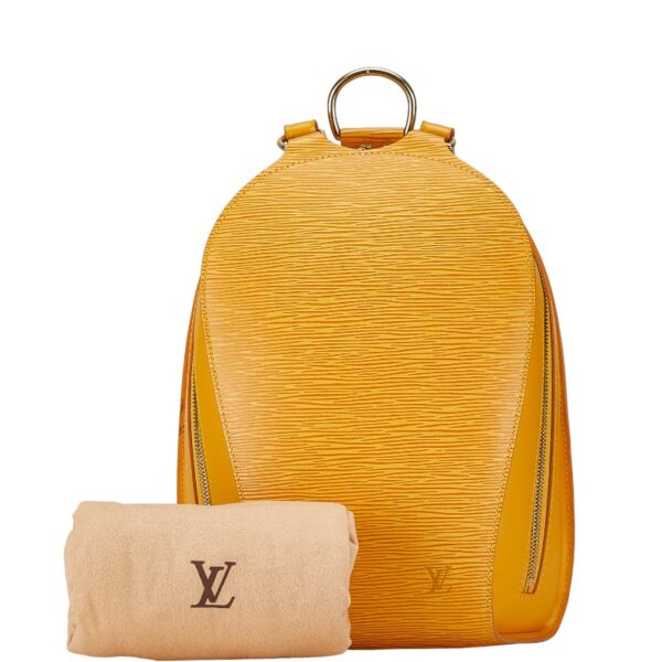 214 66141 11 Louis Vuitton Epi Mabillon Backpack Tassili Yellow