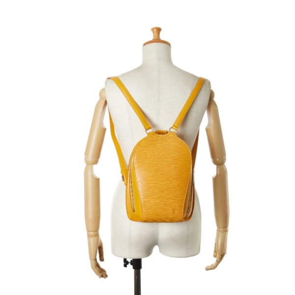 214 66141 12 Louis Vuitton Epi Mabillon Backpack Tassili Yellow