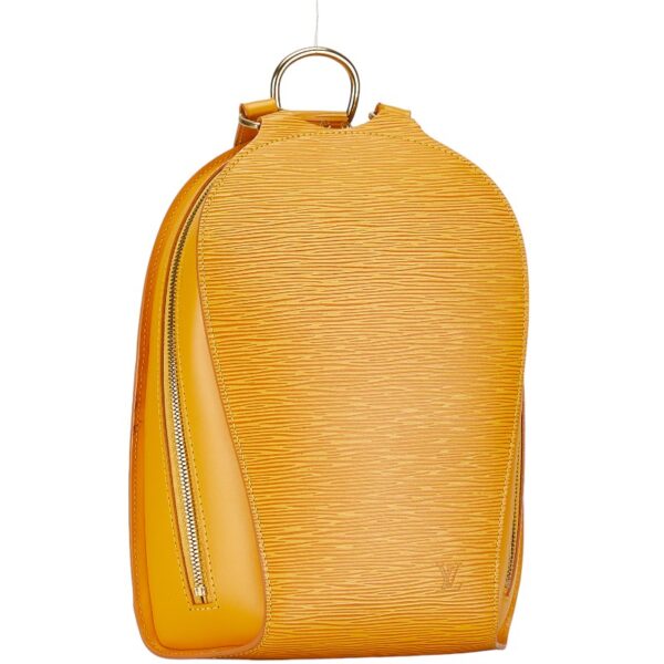 214 66141 2 Louis Vuitton Epi Mabillon Backpack Tassili Yellow