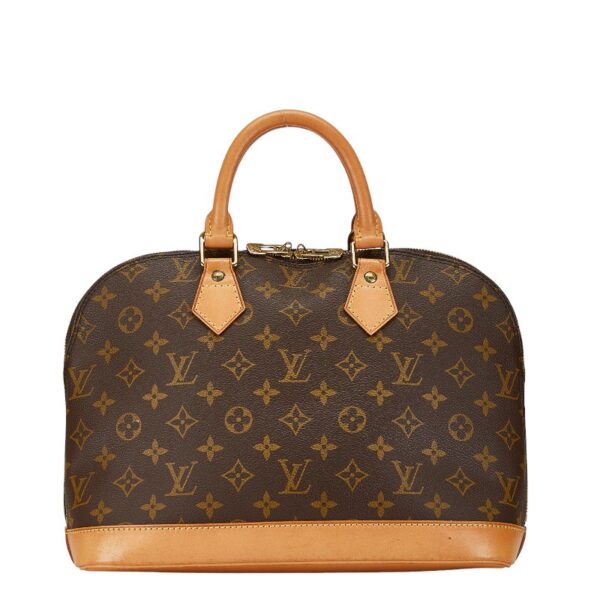 214 66143 1 Louis Vuitton Monogram Alma PM Handbag Brown