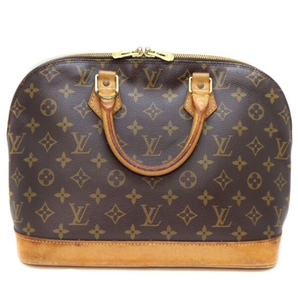 2144 2 Louis Vuitton Alma Handbag Monogram Canvas Brown