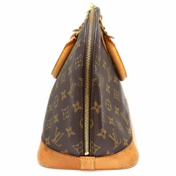 2144 3 Louis Vuitton Alma Handbag Monogram Canvas Brown