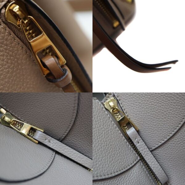 2150 12 Loewe Hammock Small 2WAY Leather Bag Brown Beige