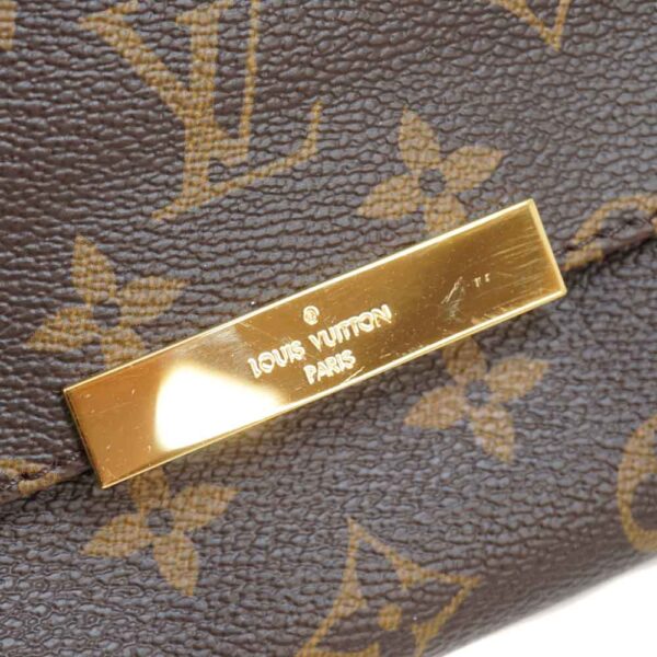 2180 8 Louis Vuitton Favorite PM Clutch Bag Monogram Canvas Brown