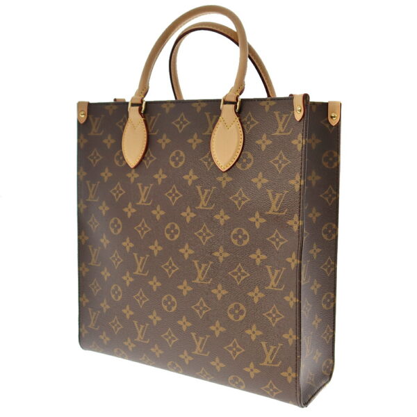 22 1134 2 Louis Vuitton Sac Plat PM Handbag Monogram Canvas Brown